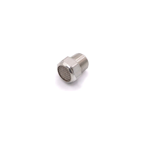 1/8 NPT To Stainless Steel Breather Muffler Filter Mac Valve Fitting - Stone Motorsport