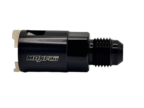 MaxFlo Motorsport AN08 TO 3/8 Fuel Line Black