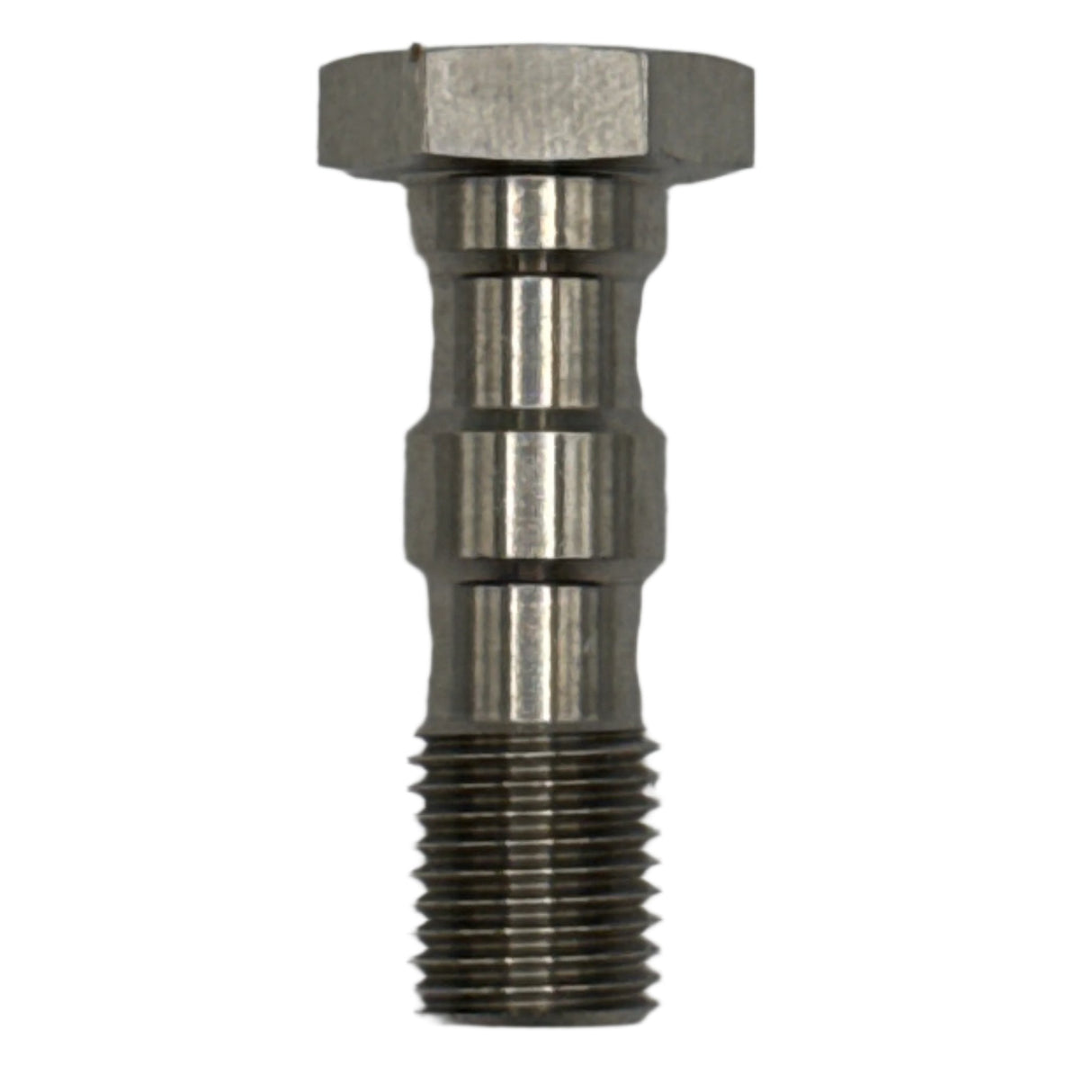 MaxFlo Motorsport 3/8 UNF 31mm Long S/S Double Banjo Bolt
