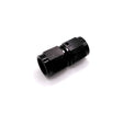 Straight Female Coupler AN6 (Black) - Stone Motorsport