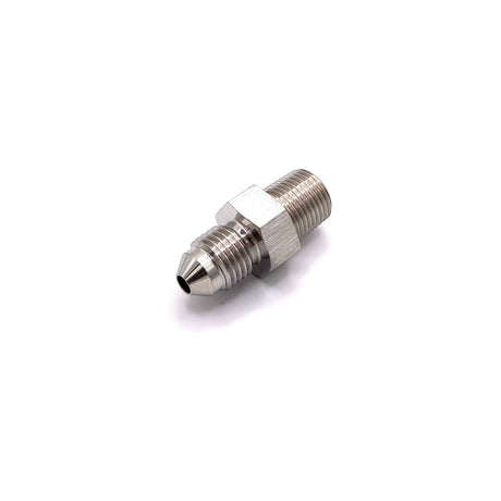 Straight 1/8 NPT To Male AN4 Stainless Steel - Stone Motorsport
