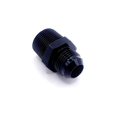 Straight 3/4 NPT To Male AN10 (BLACK) - Stone Motorsport