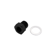 Reducing Bush Female 1/8 NPT To Male Metric M12 X 1.5MM Adapter (Black) - Stone Motorsport