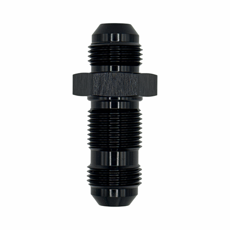 MaxFlo Motorsport AN12 Straight Bulkhead Black