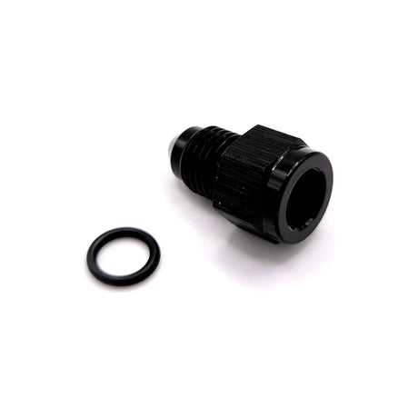 Female 1/8 NPT To Male AN3 Adapter (Black) - Stone Motorsport
