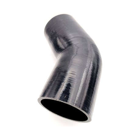 Silicone Hose Joiner 45 Degree 76mm (3.0”) ID (Black) - Stone Motorsport