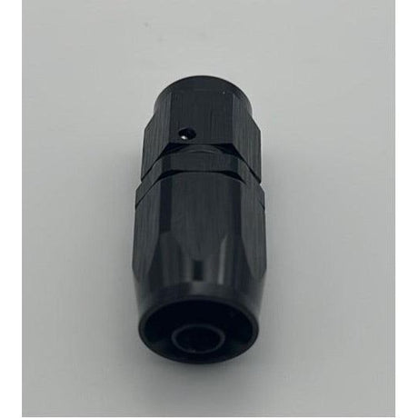 Straight Full Flow Hose End AN6 Black - Stone Motorsport