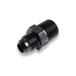Straight 1/2 NPT To Male AN8 Black - Stone Motorsport