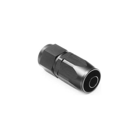 Straight Full Flow Hose End AN8 Black - Stone Motorsport