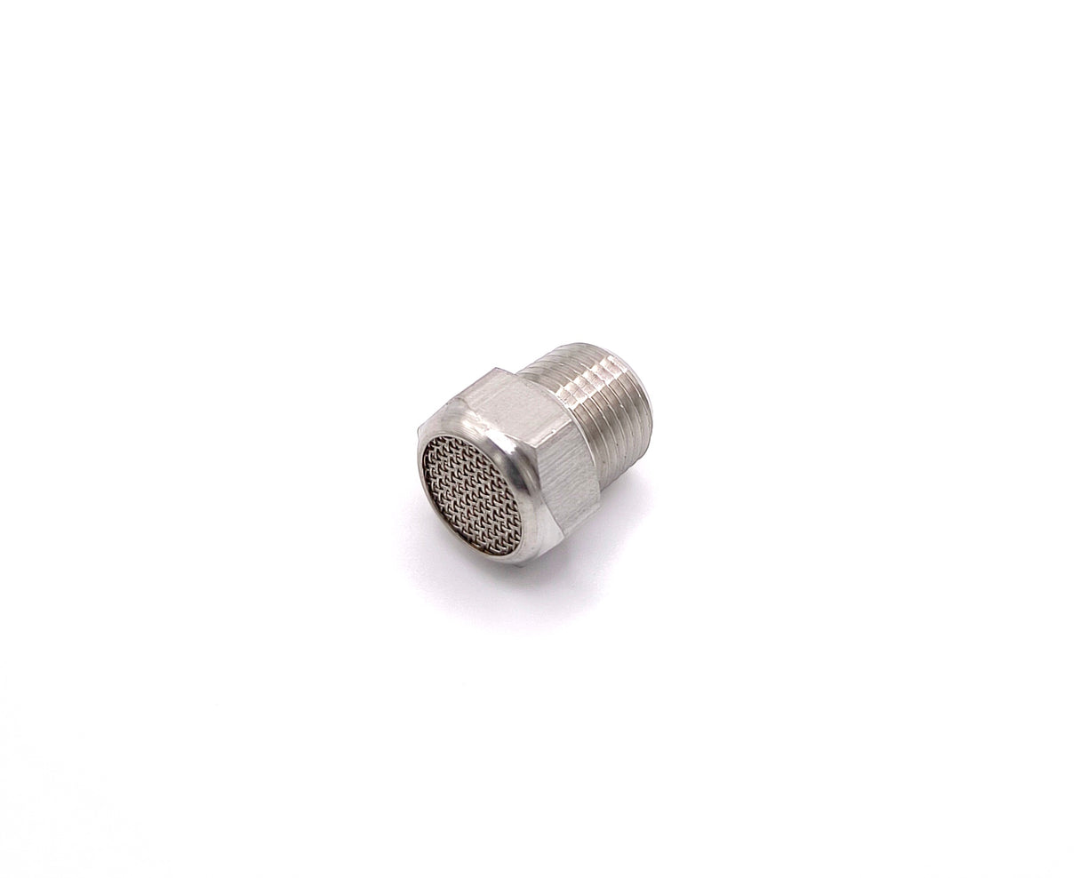 1/8 NPT To Stainless Steel Breather Muffler Filter Mac Valve Fitting