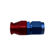 MaxFlo AN6 Straight Swivel Blue/Red PTFE - Stone Motorsport