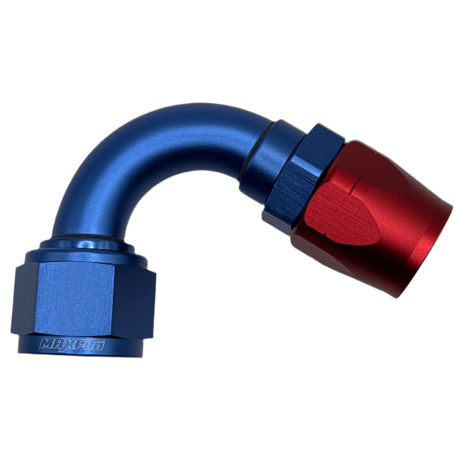 MaxFlo AN12 120 degree Swivel Blue/Red - Stone Motorsport