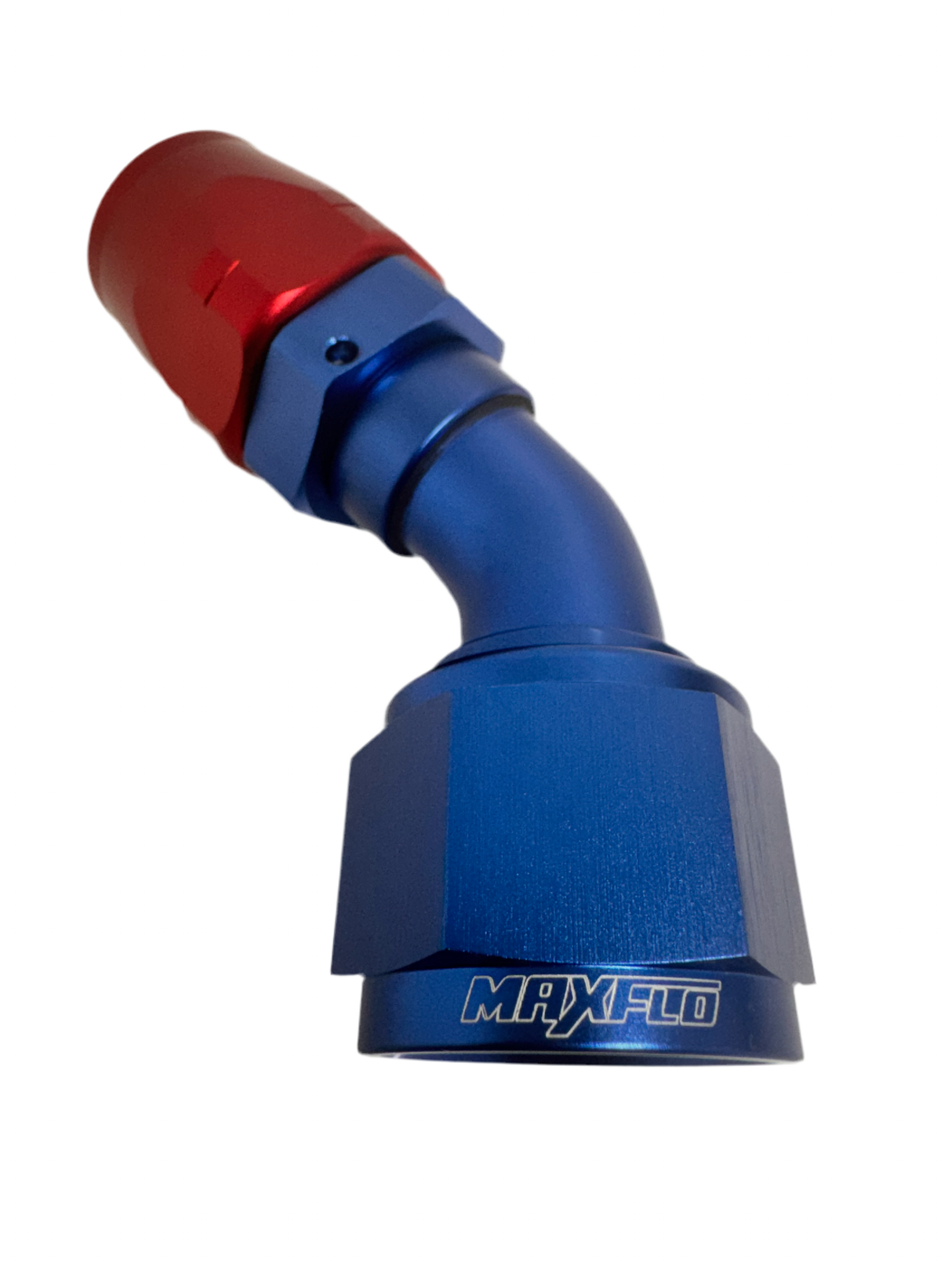 MaxFlo AN12 45 degree Swivel Blue/Red