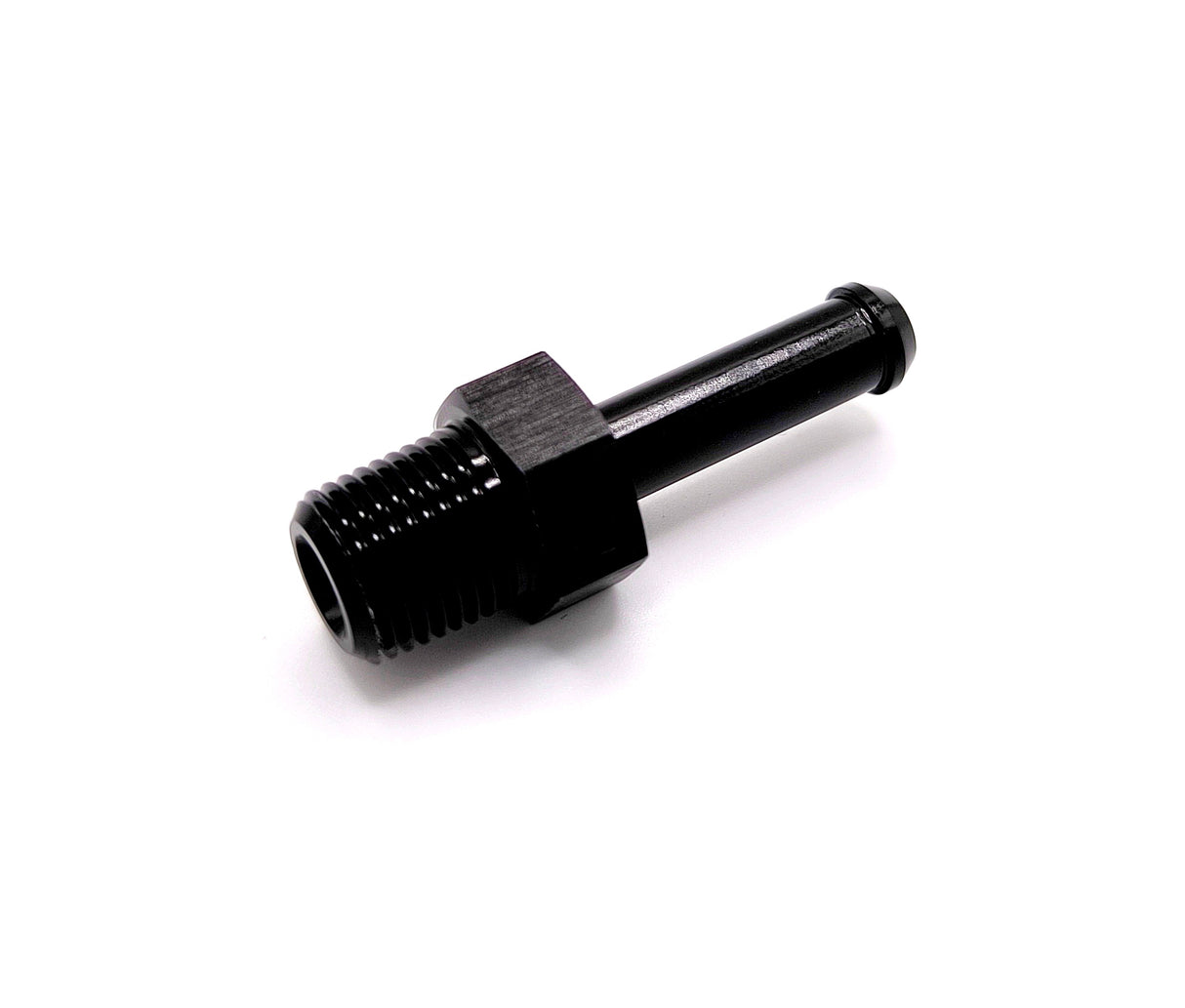 Male 1/8 NPT To 1/4 ( 6MM ) Male Barb (Black)