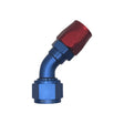 MaxFlo AN12 45 degree Swivel Blue/Red - Stone Motorsport