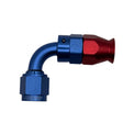 MaxFlo AN6 90 degree Swivel Blue/Red PTFE - Stone Motorsport