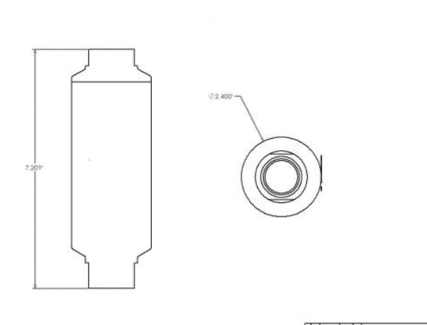 10-Micron Microglass In-Line Filter With ORB-12 Ports - Stone Motorsport