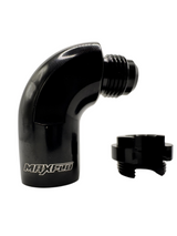 MaxFlo Motorsport AN06 TO 5/16 Hard line 90 Degree Black