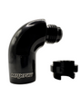 MaxFlo Motorsport AN06 TO 5/16 Hard line 90 Degree Black