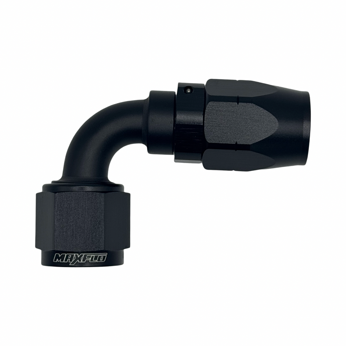 MaxFlo Motorsport AN8 90 Degree Swivel Black