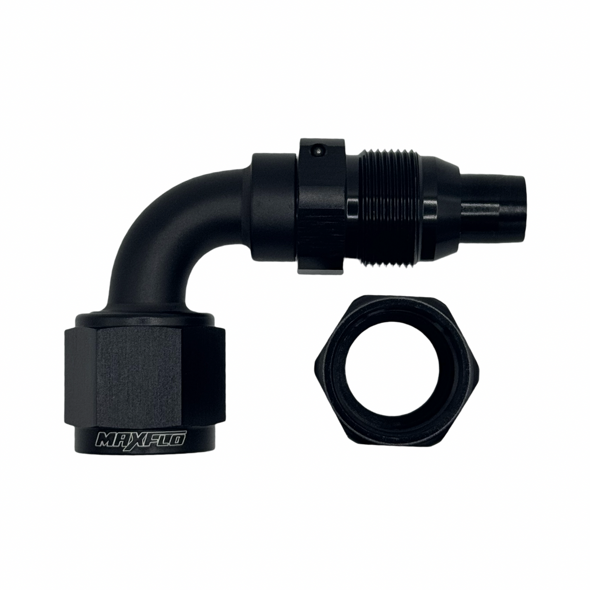 Maxflo Motorsport AN16 90 Degree Swivel Black