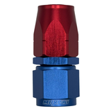 MaxFlo Motorsport AN6 Straight Swivel Blue/Red