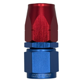 MaxFlo Motorsport AN8 Straight Swivel Blue/Red