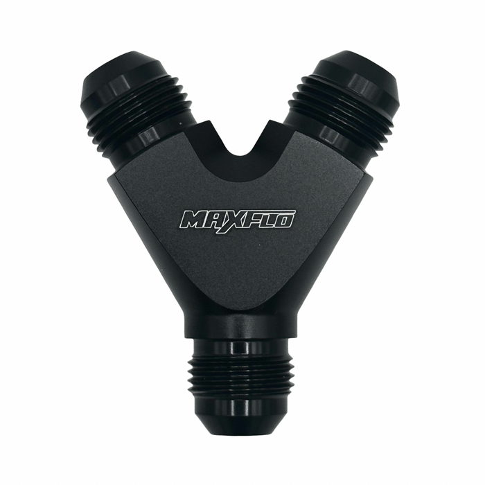MaxFlo Motorsport AN10 Y Adapter Black