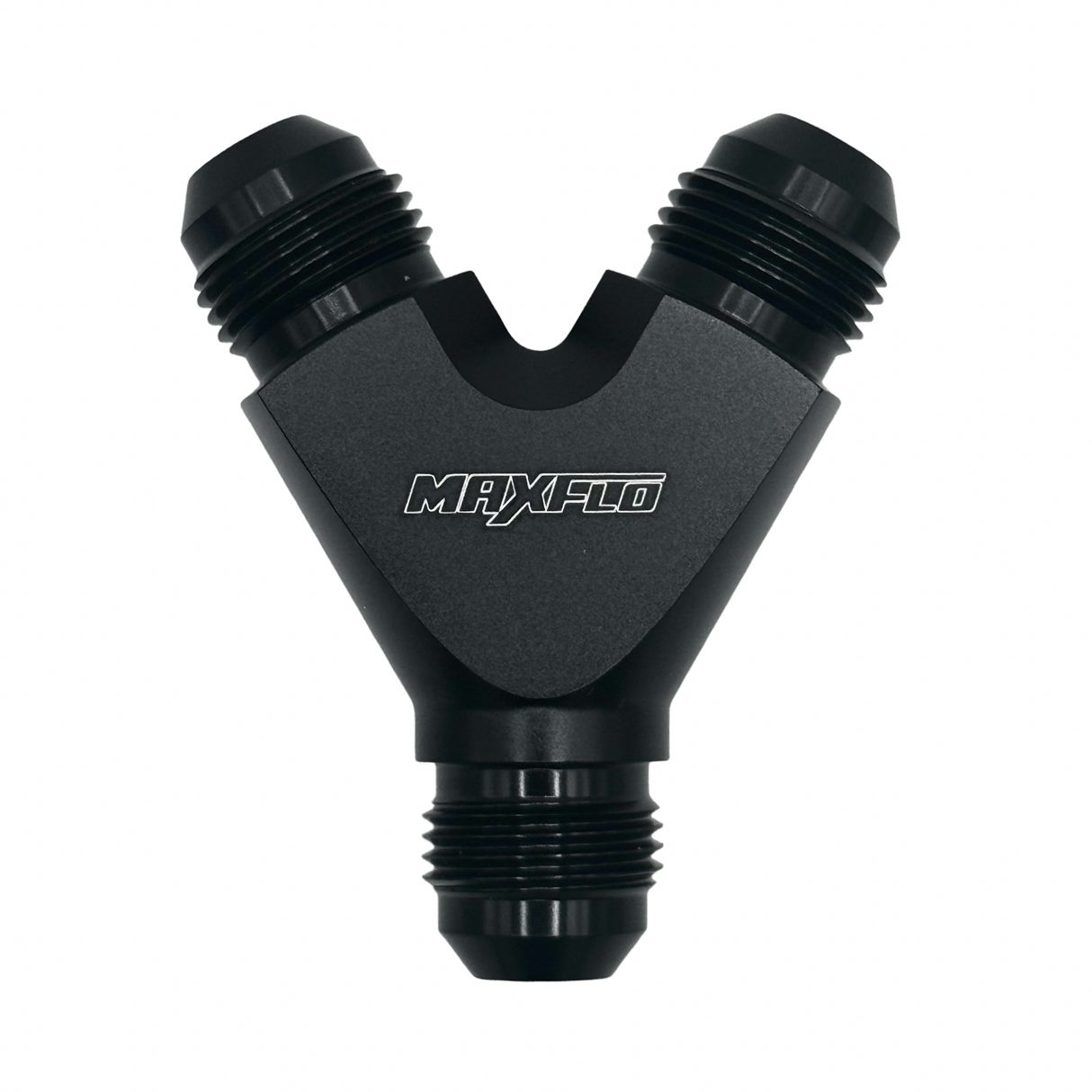 MaxFlo Motorsport AN06 "Y" Adapter Black