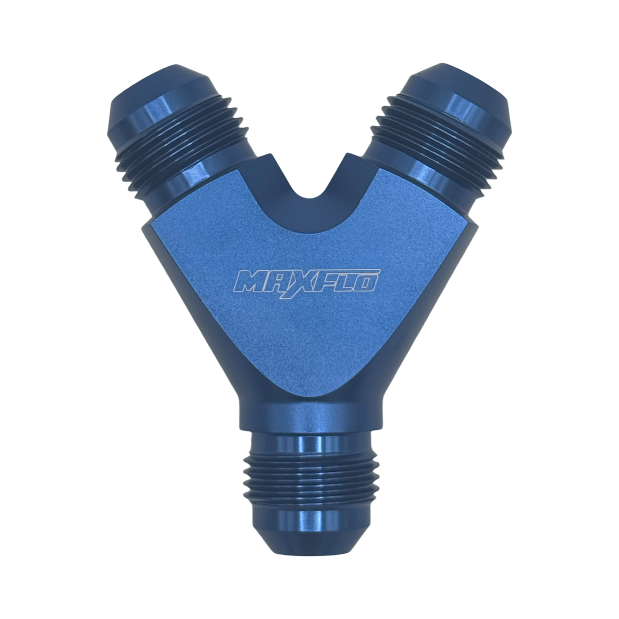 MaxFlo Motorsport AN06 "Y" Adapter Blue