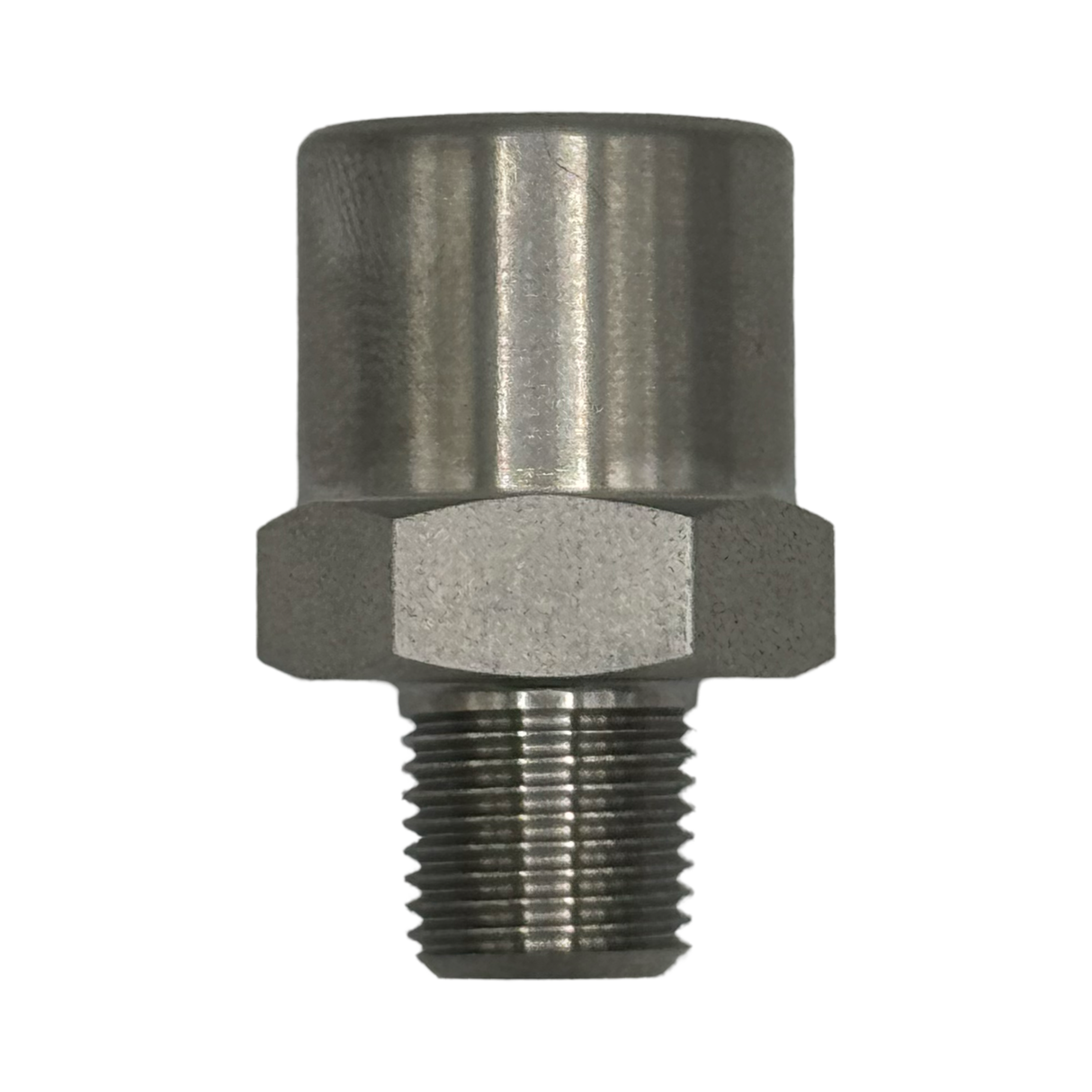 Male 1/8 NPT To Female M10X1MM Port Adaptor S/S