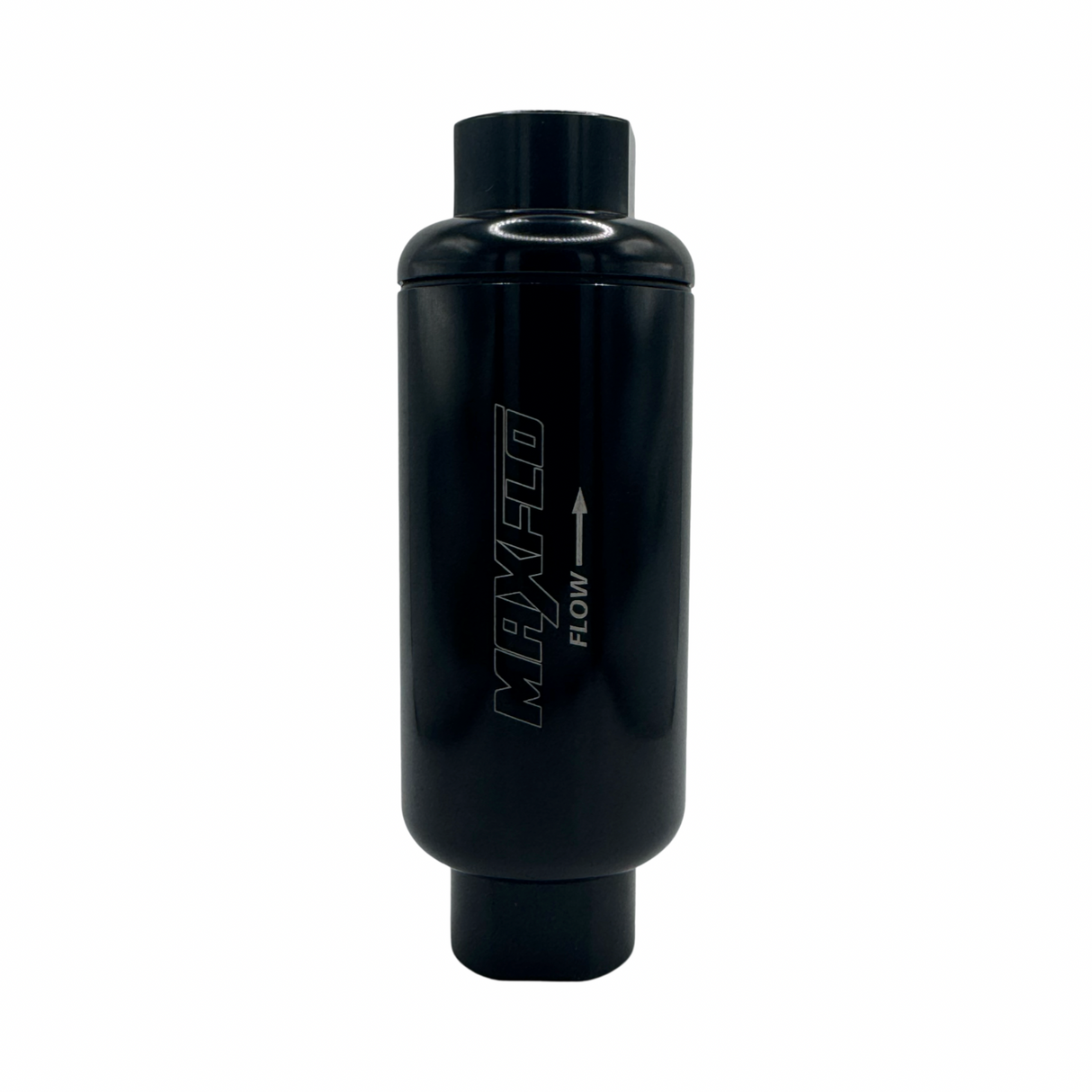 MaxFlo AN10 ORB Billet Fuel Filter 50MM  BLack