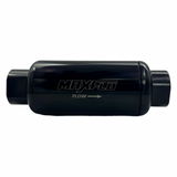 MaxFlo AN10 ORB Billet Fuel Filter 50MM  BLack