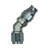7/16 AN4 45 Degree Stainless Fitting Adapter | MaxFlo