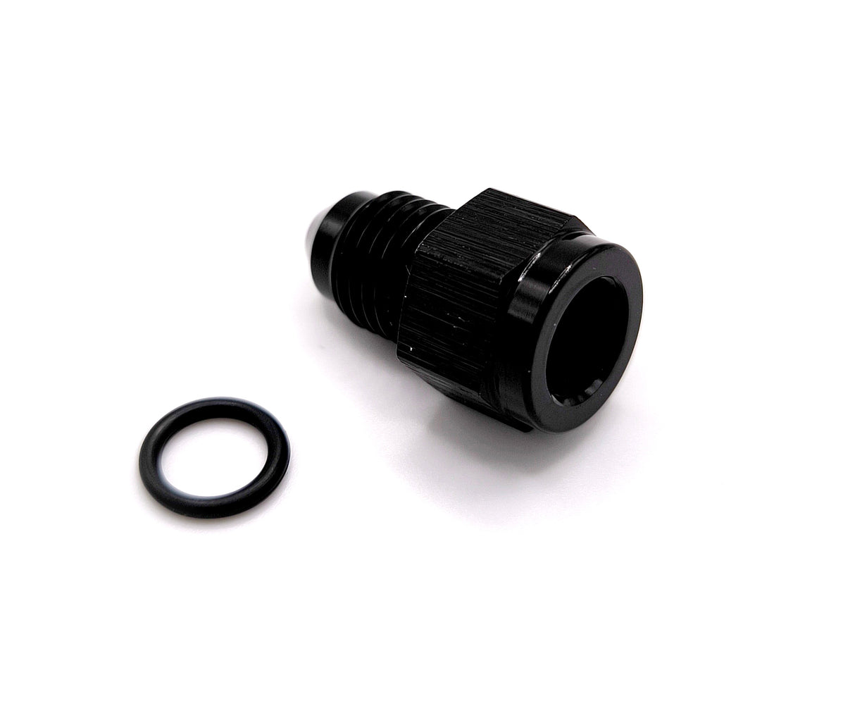 Female 1/8 NPT To Male AN3 Adapter (Black)