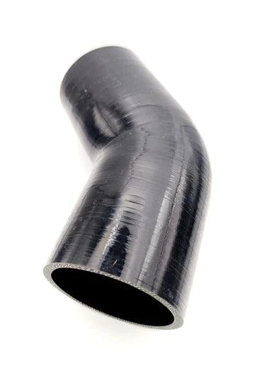 Silicone Hose Joiner 45 Degree 102mm (4.0”) ID (Black) Stone Motorsport 