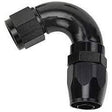 120 Degree Full Flow Hose End AN12 Black - Stone Motorsport