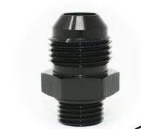 STRAIGHT MALE AN6 TO ORB AN6 BLACK Fittings Stone Motorsport 