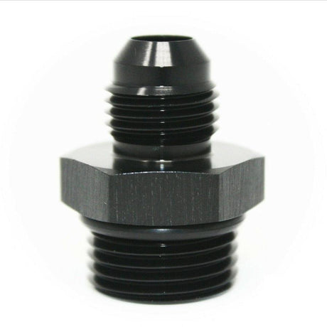 STRAIGHT MALE AN6 TO ORB AN8 BLACK Fittings Stone Motorsport 
